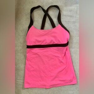 Victoria's Secret Pink and Black Sport Tank